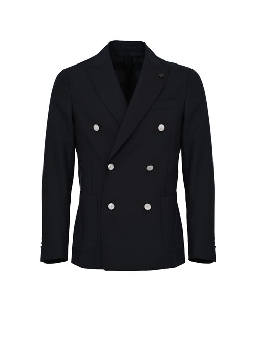 Giacca doppiopetto Roma in misto lana vergine